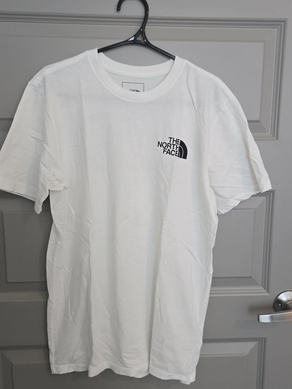 The North Face Men’s Short Sleeve Logo Tee - White with Black Logo